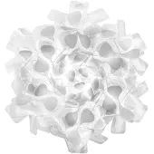 Slamp Wandlampe , Clizia Mama Non Mama, dimbare, Wit, Woonkamer, Kunststof, Designer