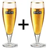 Hertog Jan 2x Voet Bierglas 25cl