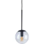 Bolia Hanglamp Orb Smoke Grey Glass / Matt Black Painted Iron 15 cm
