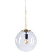 Bolia Hanglamp Orb Smoke Grey Glass / Matt Antique Brass Plated Iron 25 cm