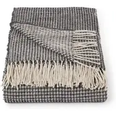 Vandyck HOME 95 Plaid 130 x 220 cm - Anthracite Zwart, Grijs