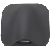 Zambelis LED-wandlamp buiten E273, zwart, Aluminium, Modern, LED wandlamp buiten