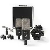 Warm Audio WA-14 Stereo-pair - Stereoset Multi-pattern Grootmembraan Condensator Studio Microfoon