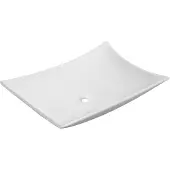 Praya Scala opbouw wastafel 56x37x10.5cm wit