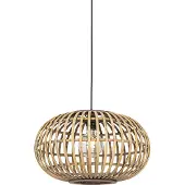 QAZQA Oosterse hanglamp bamboe 44 cm - Amira