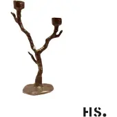 Home Society Kandelaar Branch Brons Large