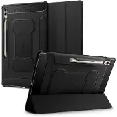 Spigen Rugged Armor Pro Bookcase voor de Samsung Galaxy Tab S9 Ultra - Zwart