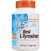 Doctors Best - Beste L-Tyrosine, 500 mg - 120 capsules