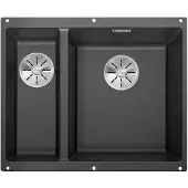 BLANCO Subline 340/160-U BR/CD antraciet/anthracite man.