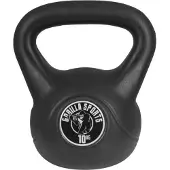 Gorilla Sports Kettlebell 10 kg zwart kunststof