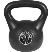 Gorilla Sports Kettlebell 4 kg zwart kunststof