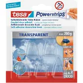 TESA Powerstrips Zelfklevende haak 200 g Transparant 5 Stuks