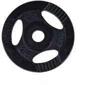 Gorilla Sports Halterschijf 2,5 kg Gripper Zwart