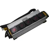 Stanley Fatmax stekkerdoos alu. met klem 4-voudig H07RN 3x1.5MM² IP44 3m