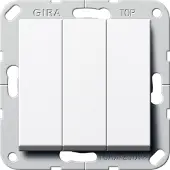 Gira Systeem 55 Installatieschakelaar - 283003
