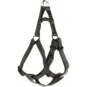 Flamingo Ziggi Step&go - Harnas Honden - Harnas Step&go Ziggi Donkergrijs Xs 20-35cm 10mm - 1st - 134691 - 1st