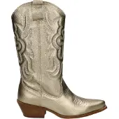 Nelson leren cowboylaarzen goud metallic female | Maat: 38