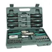BRÜDER MANNESMANN Gereedschapset combi 45 dlg (Hobby) - 29110