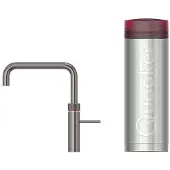 Quooker Fusion square gun metal met Comb+ reservoir