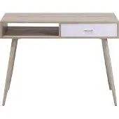 Beliani Deora Bureau Licht houtkleur Verlijmd hout