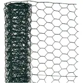 Nature - Verzinkt staal gaas - 1 x 5m - Groen - 13 x 13mm mazen