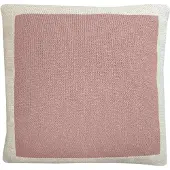 Malagoon Solid Gebreide Poster Sierkussen 50 x 50 cm - Pink