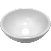 Wiesbaden Consilio waskom rond 20 x 9 cm keramiek glans wit 32.3575