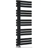 Sapho Designradiator Silvana Recht 50x123.6 cm 561W Mat Zwart