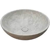 Ideavit Waskom Idea.Rex 44x44x14.5 cm Rond Beton Grijs/Bruin