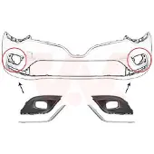 VAN WEZEL 4420599 Ventilatiegrille, bumper