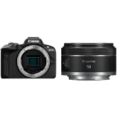 Canon EOS R50 systeemcamera Zwart + RF 50mm f/1.8 STM