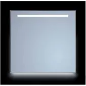 Sanicare Spiegel q-mirrors 120x70 cm rechthoek met verlichting mat zwart