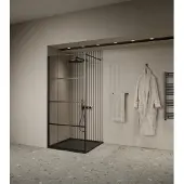 Boss & Wessing Inloopdouche | bws | oganto 1 | 120x200 cm | 8 mm | zwart