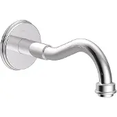 Tres Kraanhals clasic inbouw uitloop 21 cm chroom