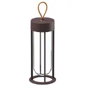 Flos In Vitro Unplugged Draagbare Lamp Deep Brown | 2700 K