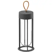 Flos In Vitro Unplugged Draagbare Lamp Anthracite | 3000 K