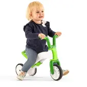 Chillafish Bunzi - 2-in-1 driewieler en loopfietsje, 1 tot 3 jaar, groen