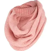 Sarlini Meisjes Colsjaal Nekwarmer Effen Roze. Maat: