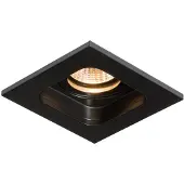 Boss & Wessing Inbouwspot BWS Kiana 1 LED 10x10x9cm 575L 7W Vierkant Zwart