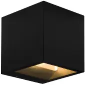 Boss & Wessing Opbouwspot BWS Peter 10.2x10.2 cm Zwart