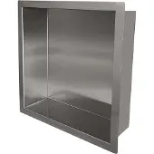 Wiesbaden Inbouwnis BWS Jane 30x30x7 cm Gunmetal