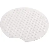 Boss & Wessing Antislip Douchemat BWS Ludo 55 cm Rond Wit
