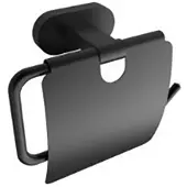 Boss & Wessing Toiletrolhouder BWS Hakoda Met Klep Mat Zwart