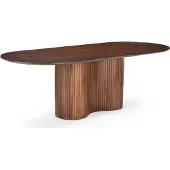 Giga Meubel Eettafel Ava Ovaal Walnoot 200cm