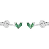 Karma Oorknoppen Tiny Double Leaves Groen
