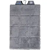 Wicotex Badmat 60x90 ruit grijs
