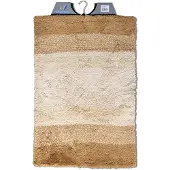 Wicotex badmat 60x90 regenboog beige wit