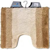 Wicotex toiletmat regenboog beige wit 50 x 60 cm
