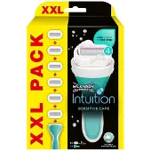 Wilkinson Sword Intuition 2-in-1 Sensitive Care Scheersysteem Voordeelverpakking - 1x scheerhandvat + 6x navulmesjes