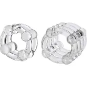 Calexotics Enhancer Rings Clear - Cockring - Transparant - Ø 40 mm